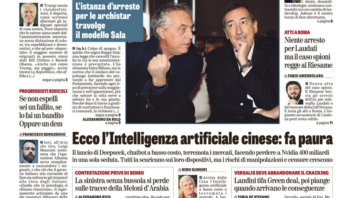 Oggi in edicola