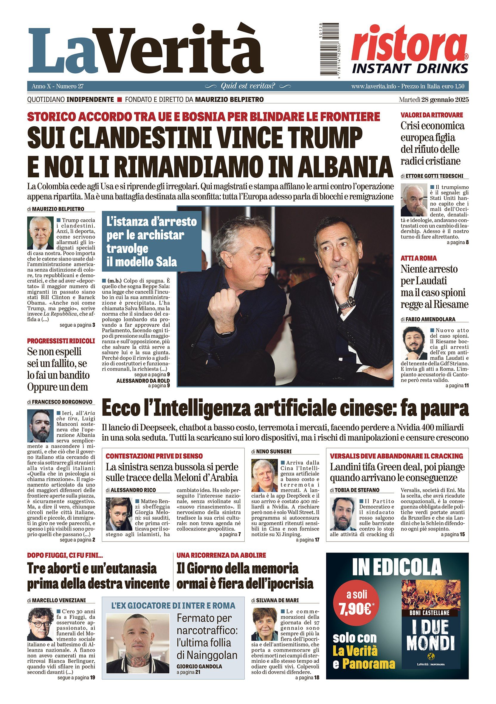 Oggi in edicola