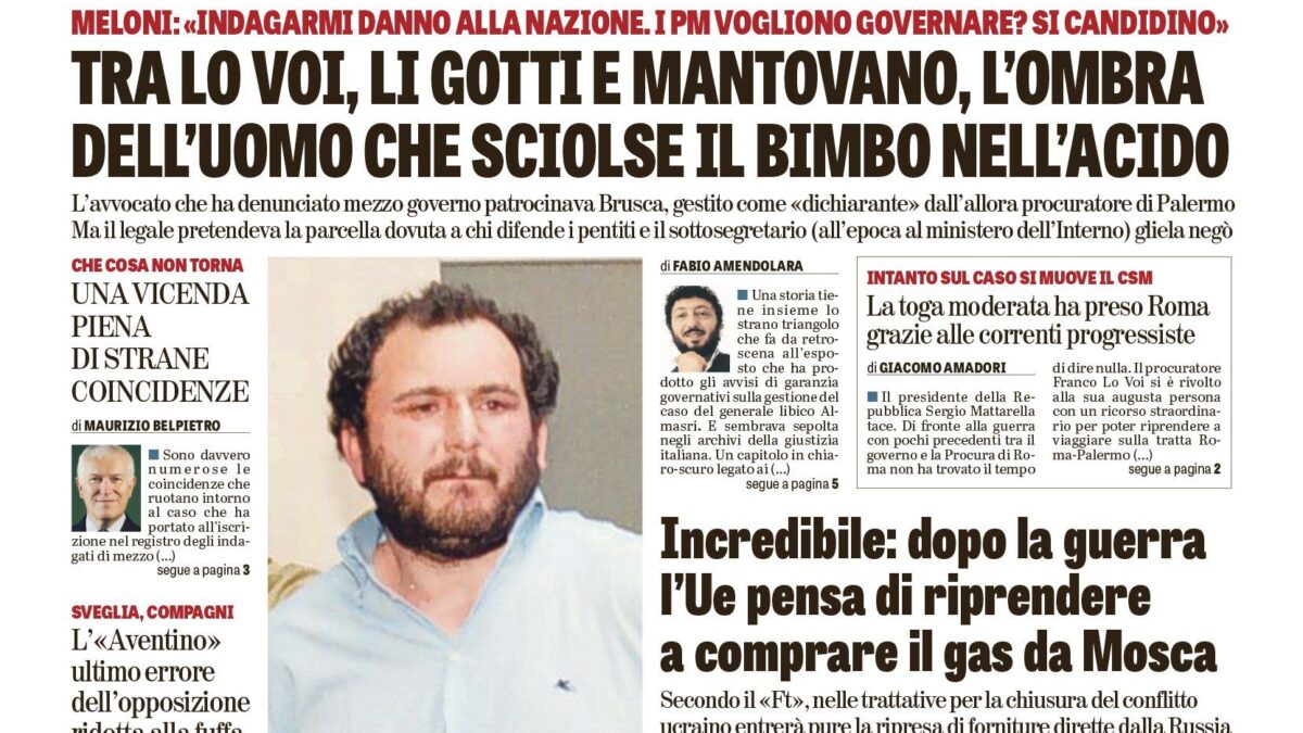 Oggi in edicola