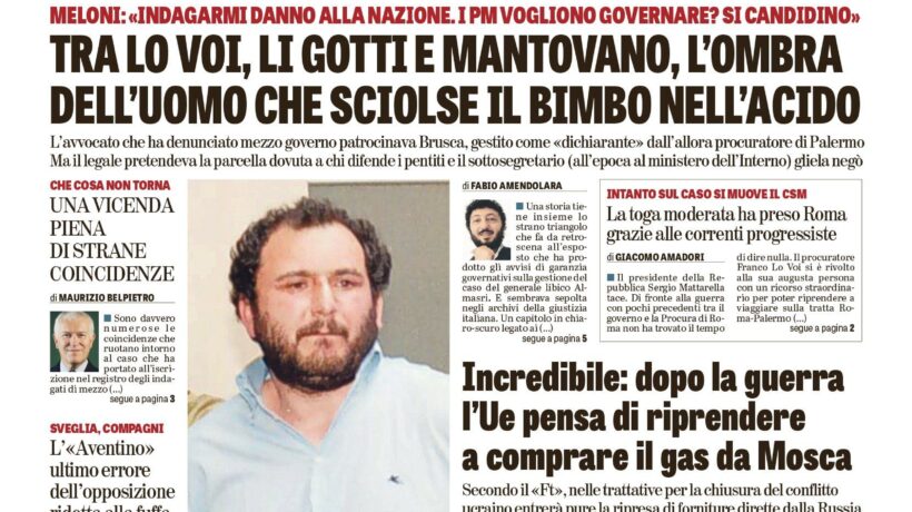 Oggi in edicola