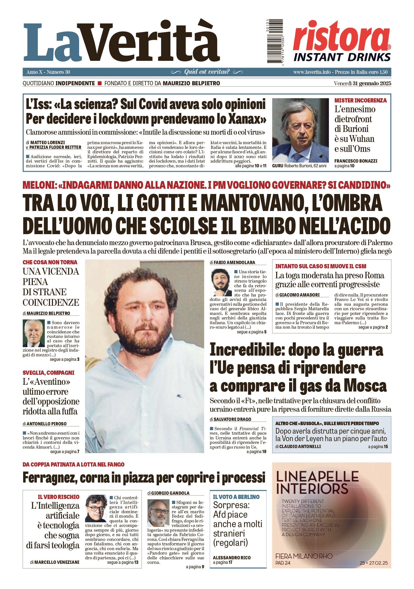 Oggi in edicola