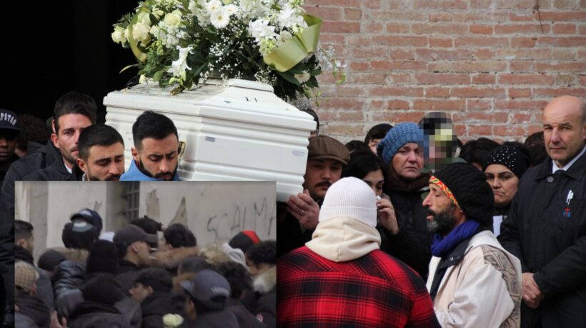 Al funerale dell’amico maghrebino baruffa (con coltello) tra maranza