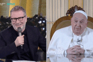 Il Papa da Fazio a promuovere il libro e santificare il socio di Casarini