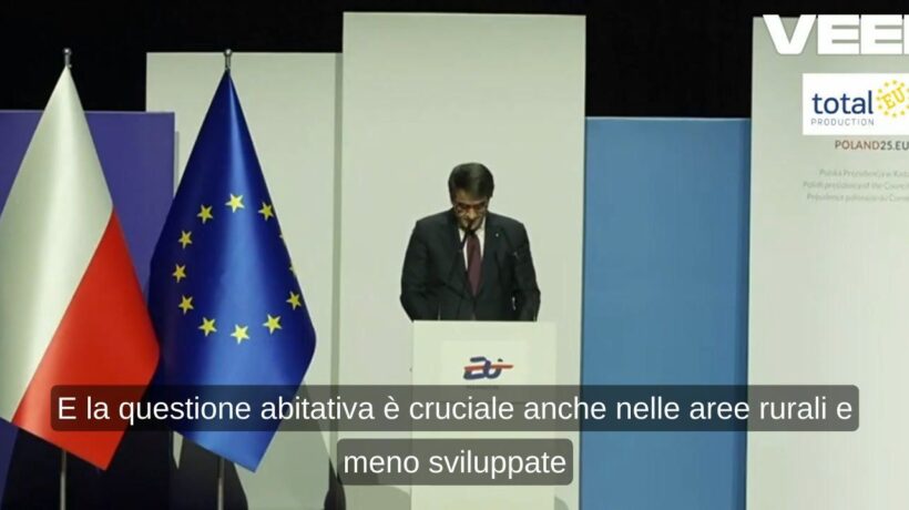 Casa, Fitto: «In preparazione il primo piano europeo per alloggi a prezzi accessibili»