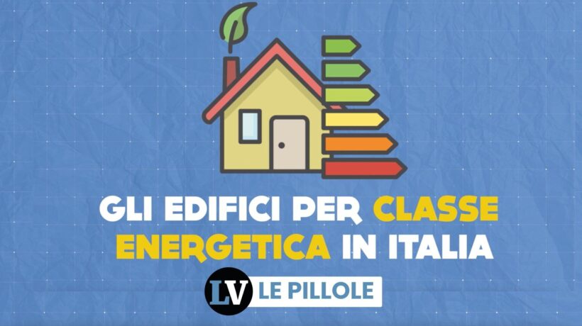 Edifici per classe energetica in Italia