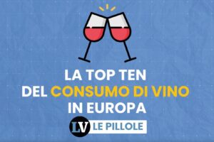 La top ten del consumo di vino in Europa