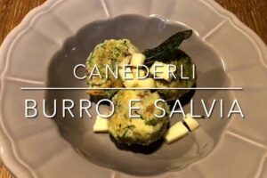 Cuciniamo insieme: canederli burro e salvia