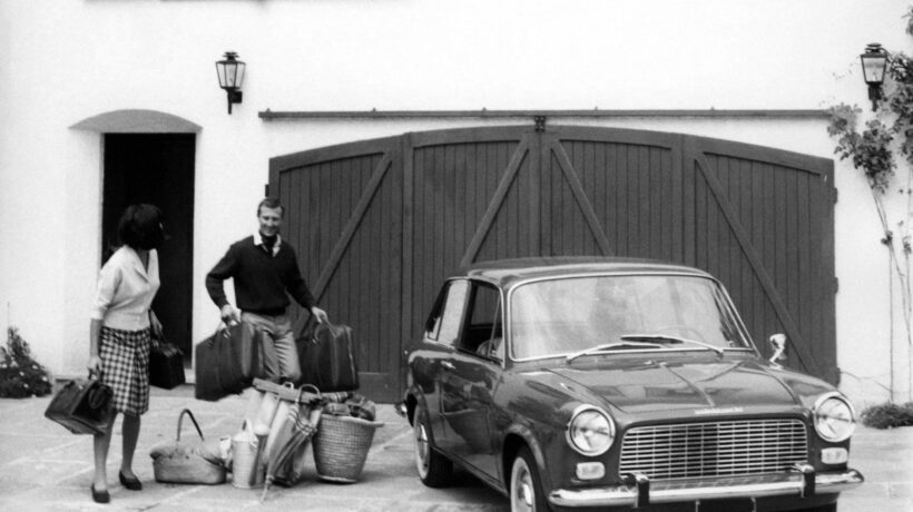 Pubblicità dell'Autobianchi Primula alla metà degli anni '60
