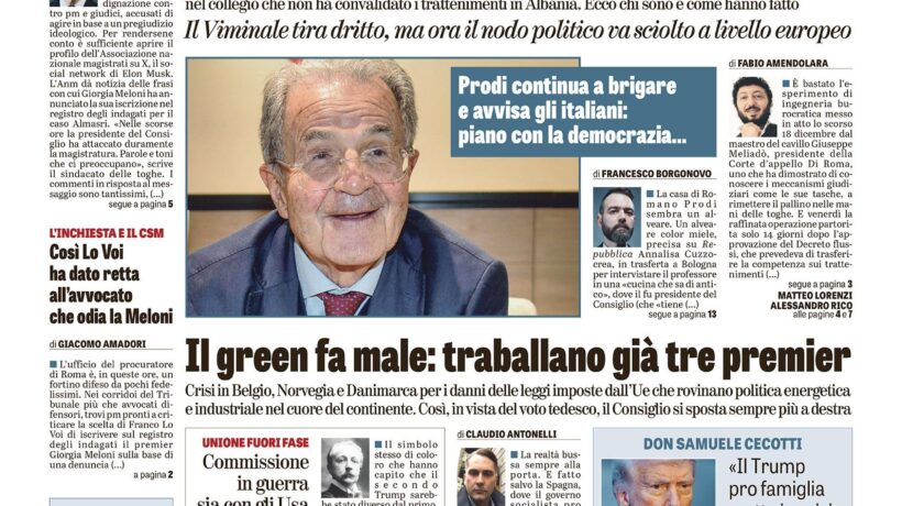 Oggi in edicola