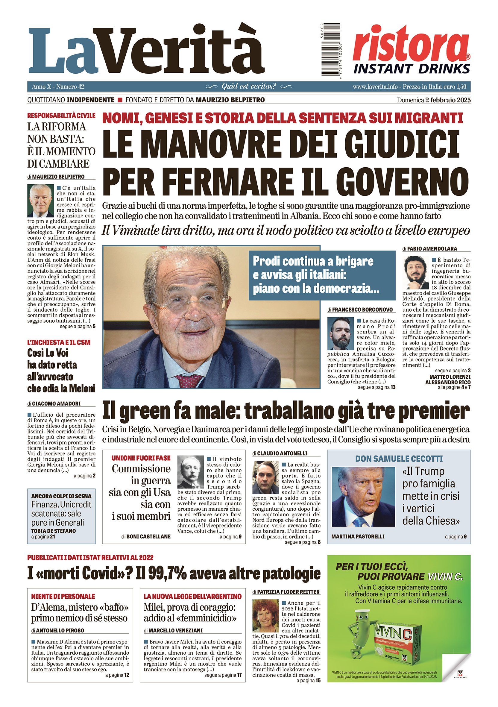 Oggi in edicola