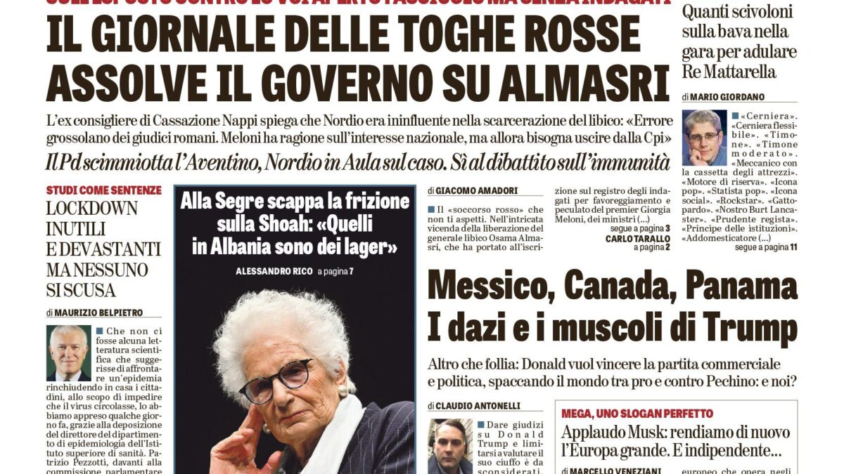 Oggi in edicola