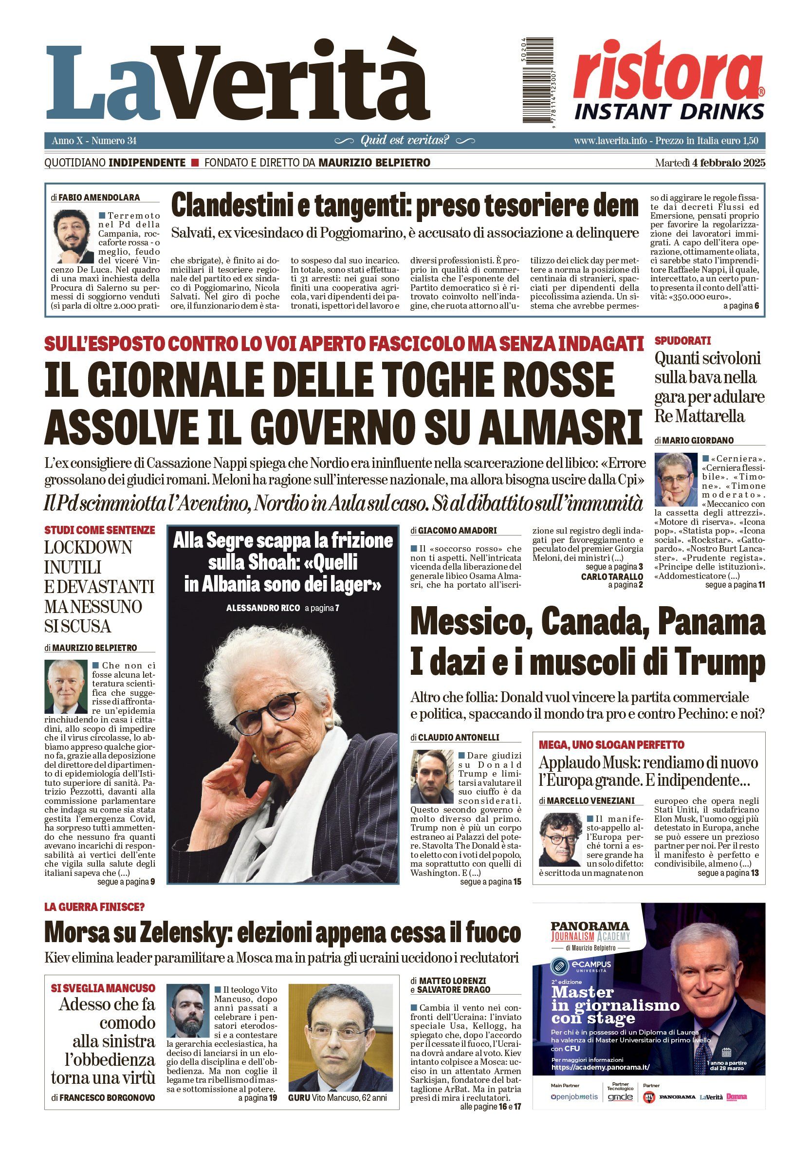 Oggi in edicola