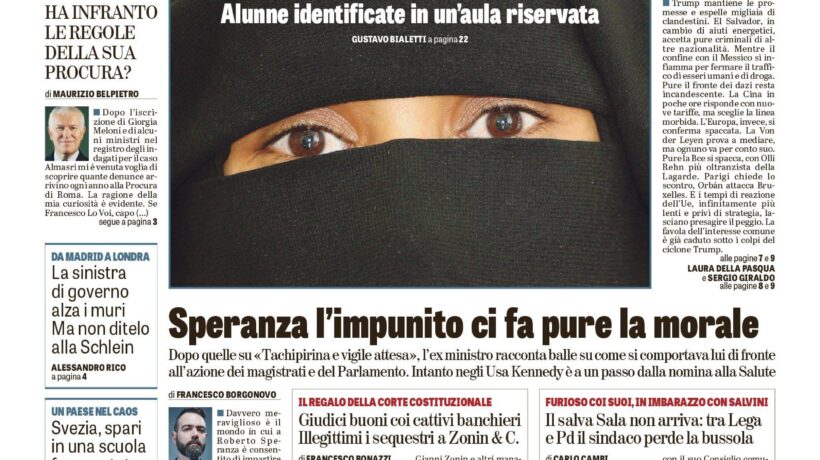 Oggi in edicola