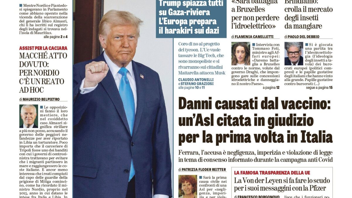 Oggi in edicola