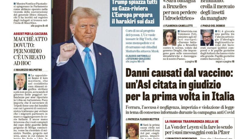 Oggi in edicola