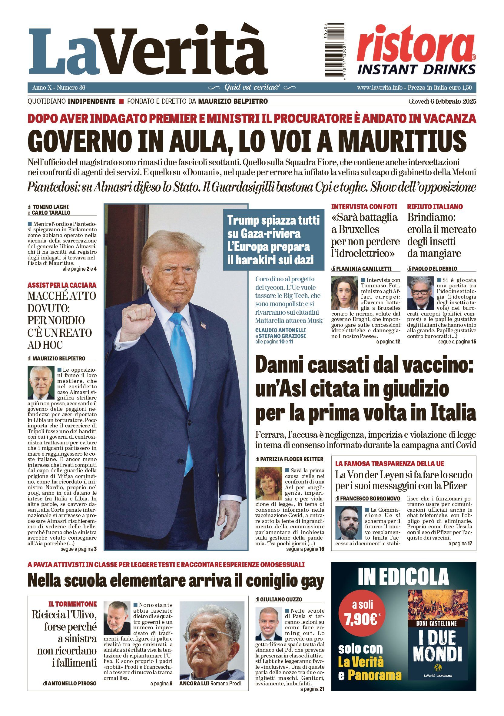 Oggi in edicola