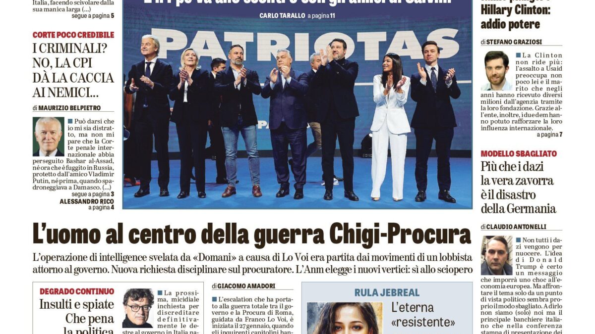 Oggi in edicola