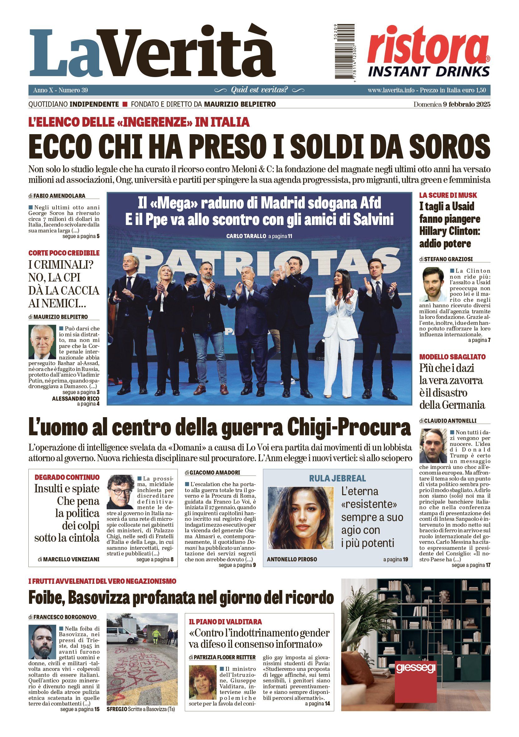 Oggi in edicola