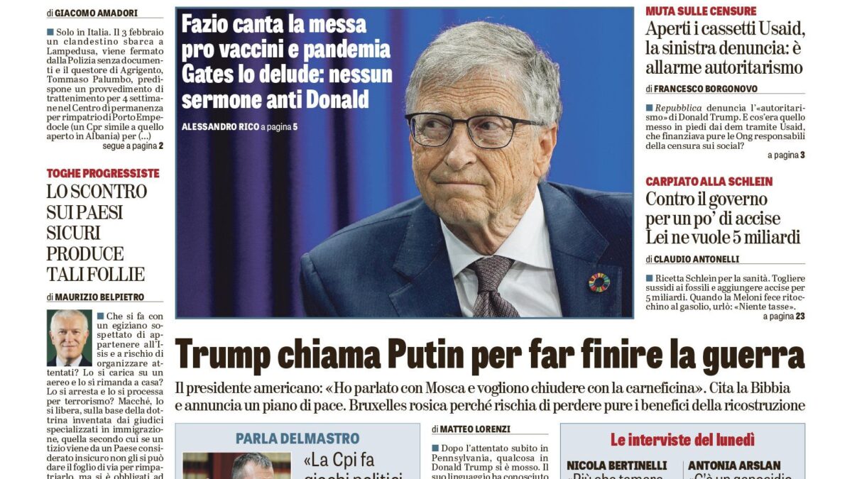 Oggi in edicola
