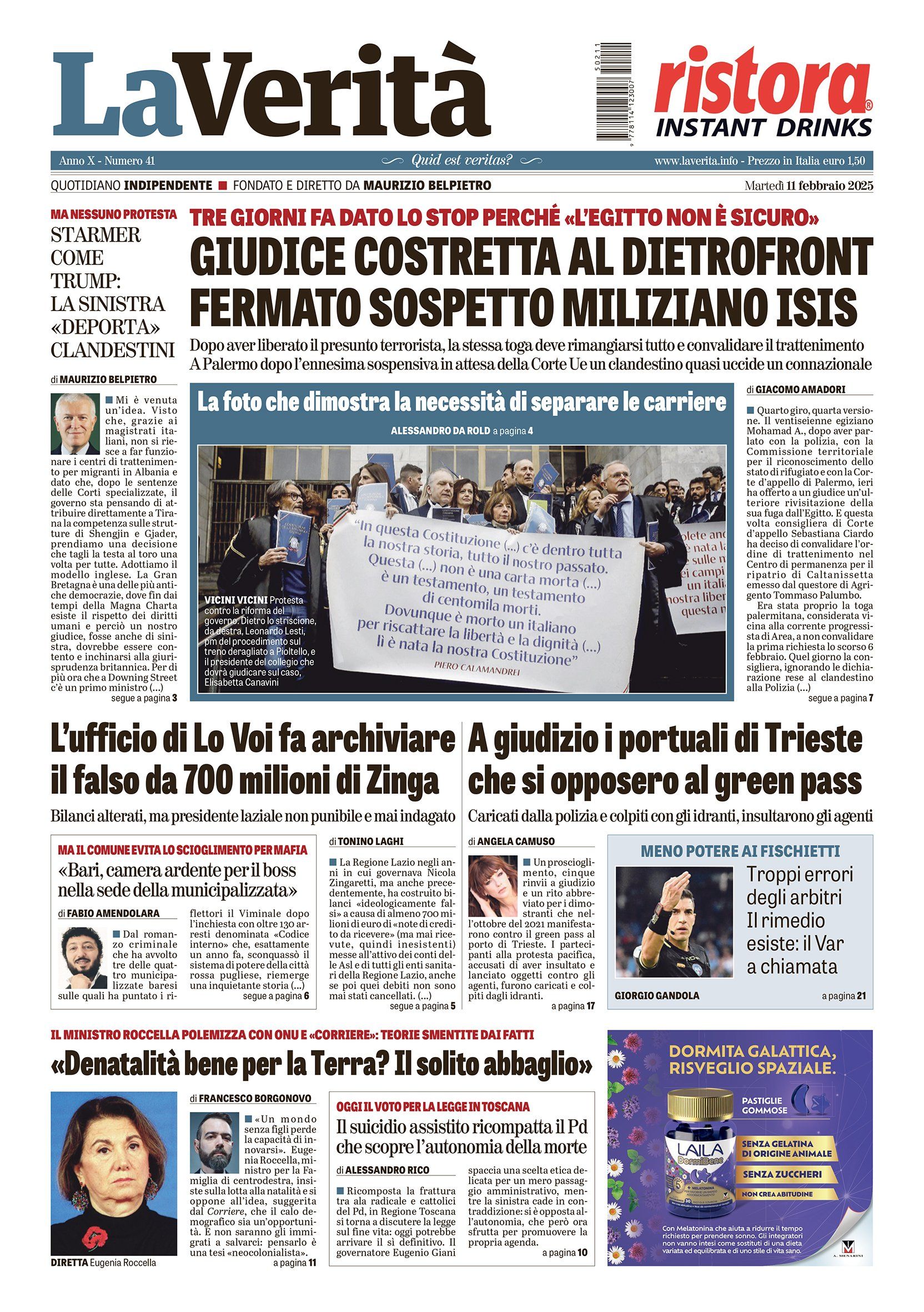 Oggi in edicola