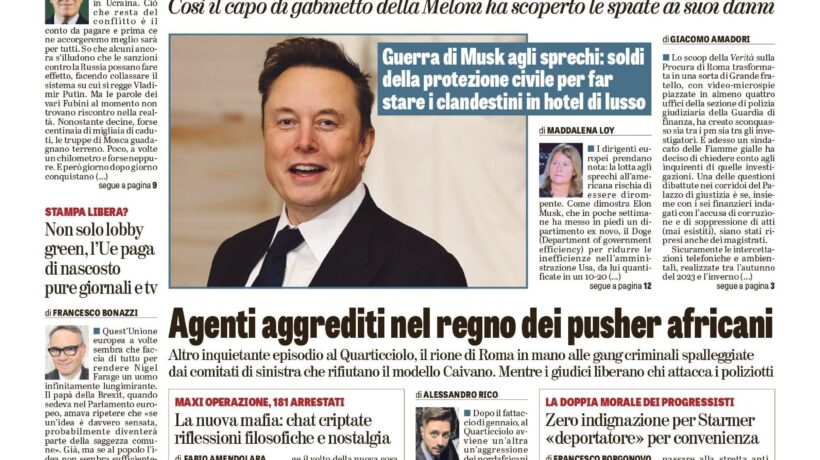 Oggi in edicola