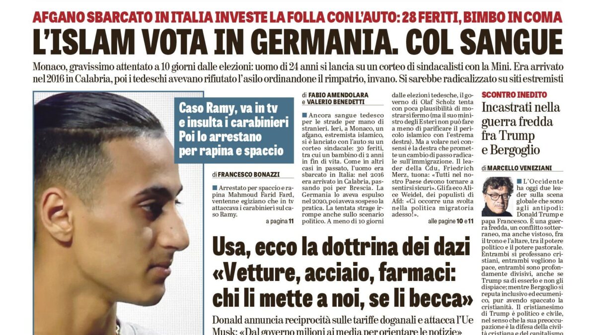 Oggi in edicola