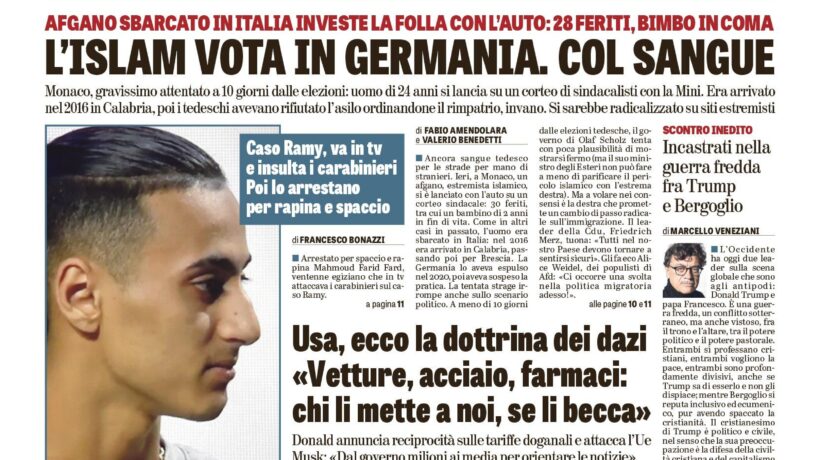 Oggi in edicola