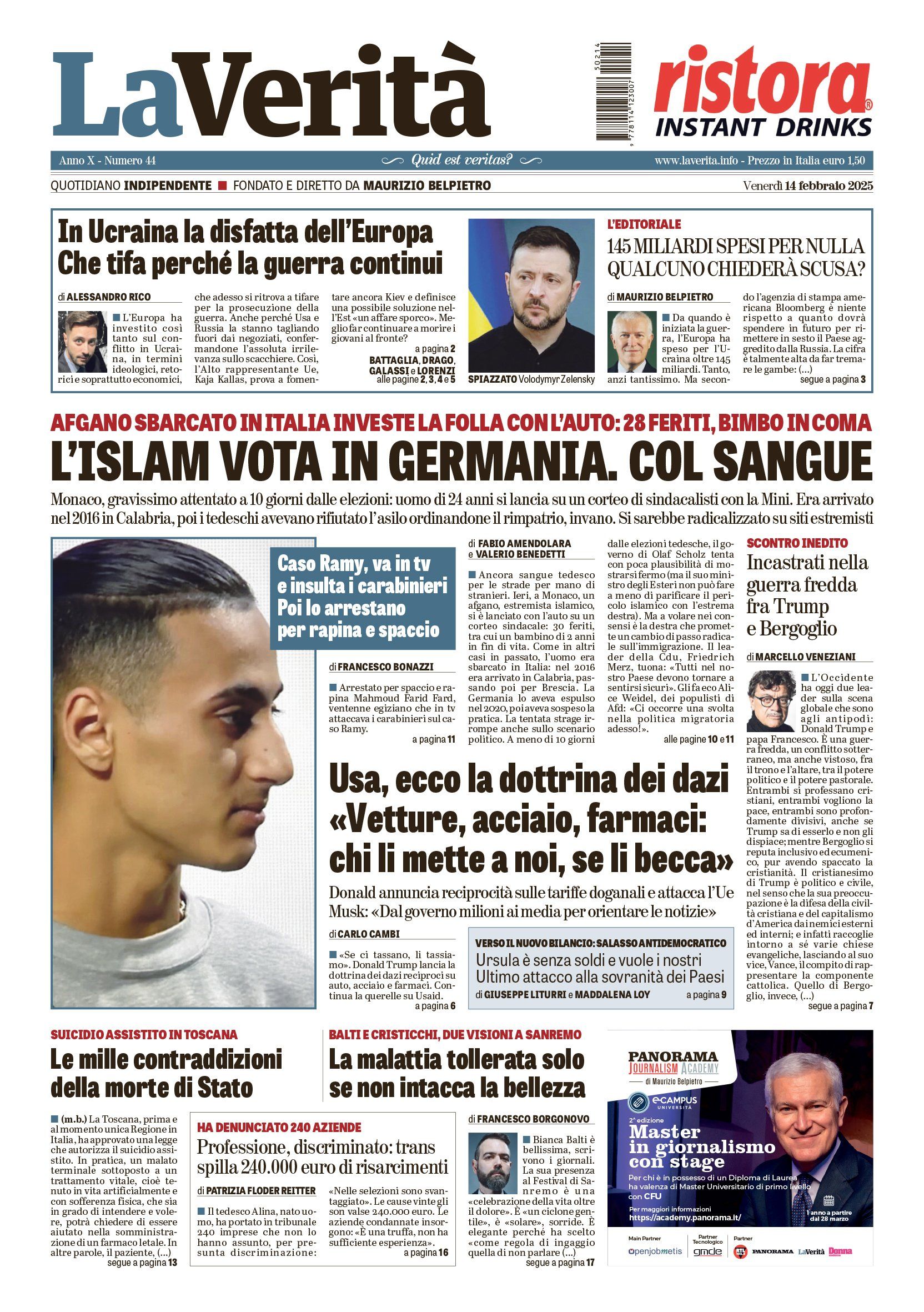 Oggi in edicola