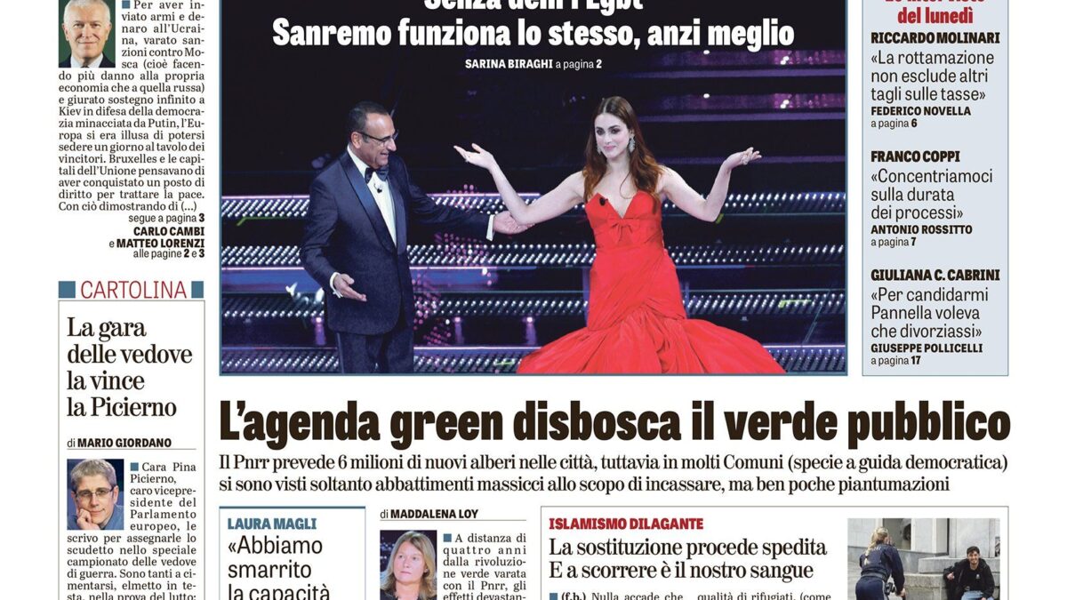 Oggi in edicola