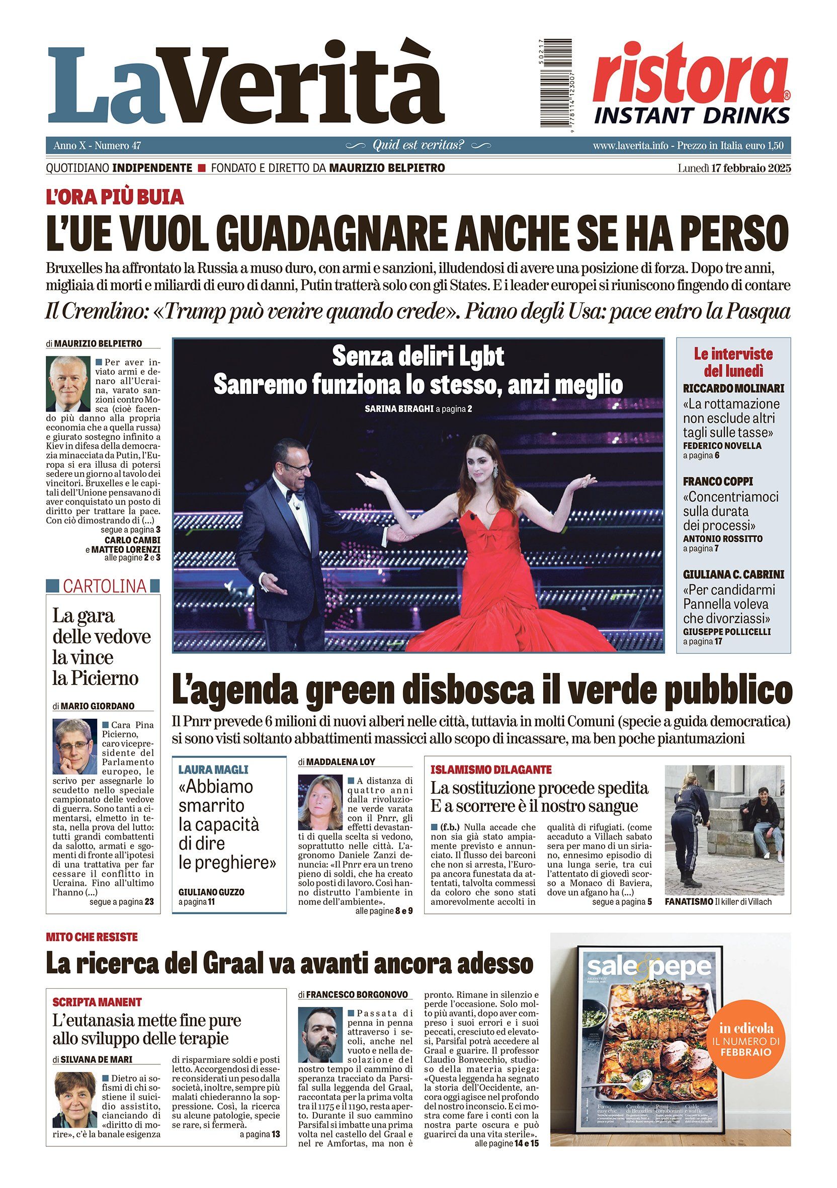 Oggi in edicola