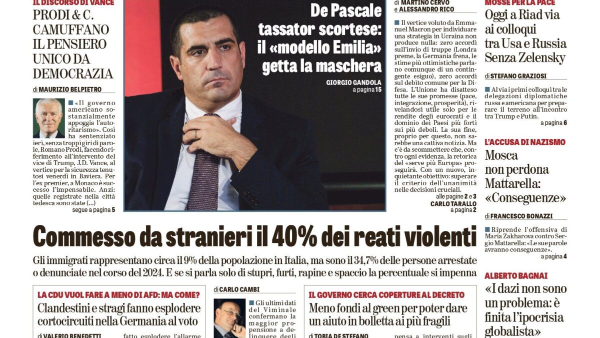 Oggi in edicola