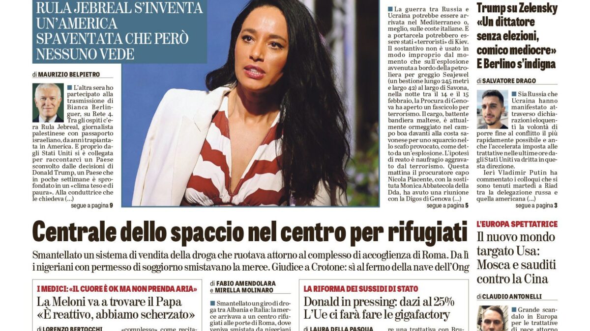Oggi in edicola