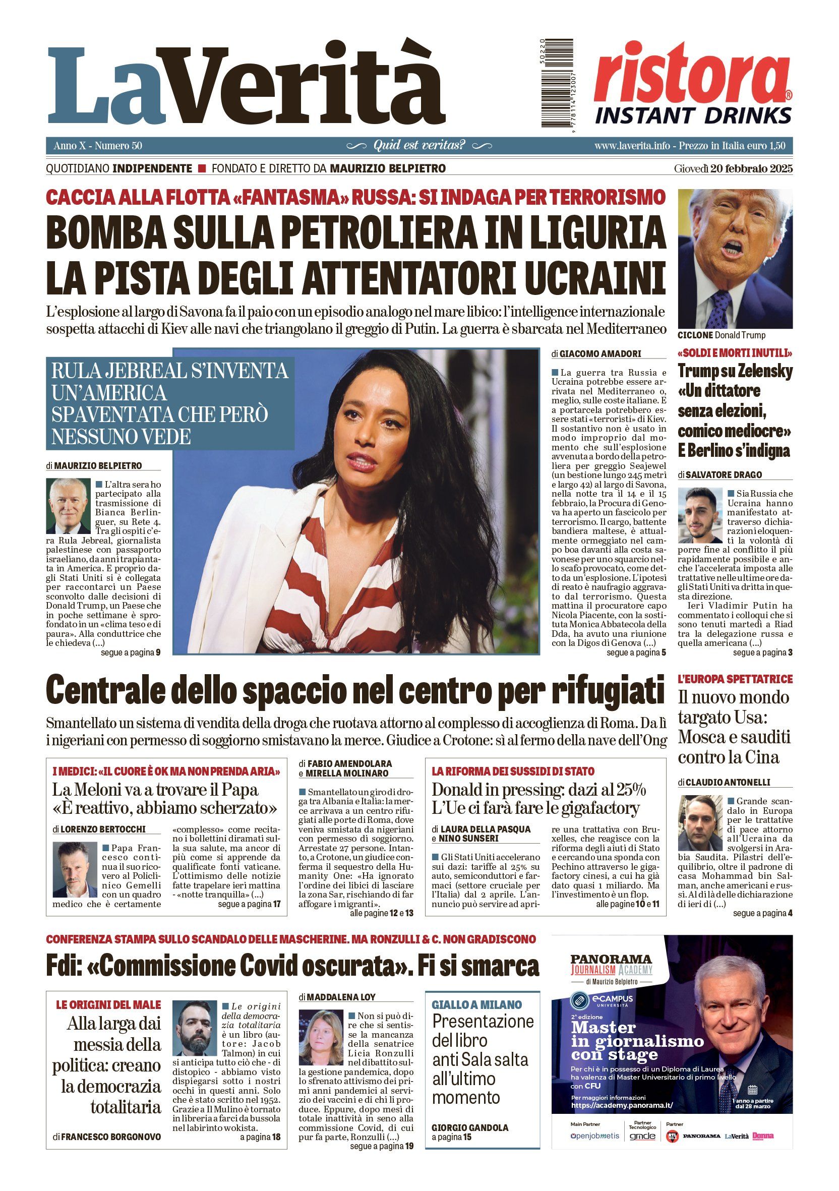 Oggi in edicola