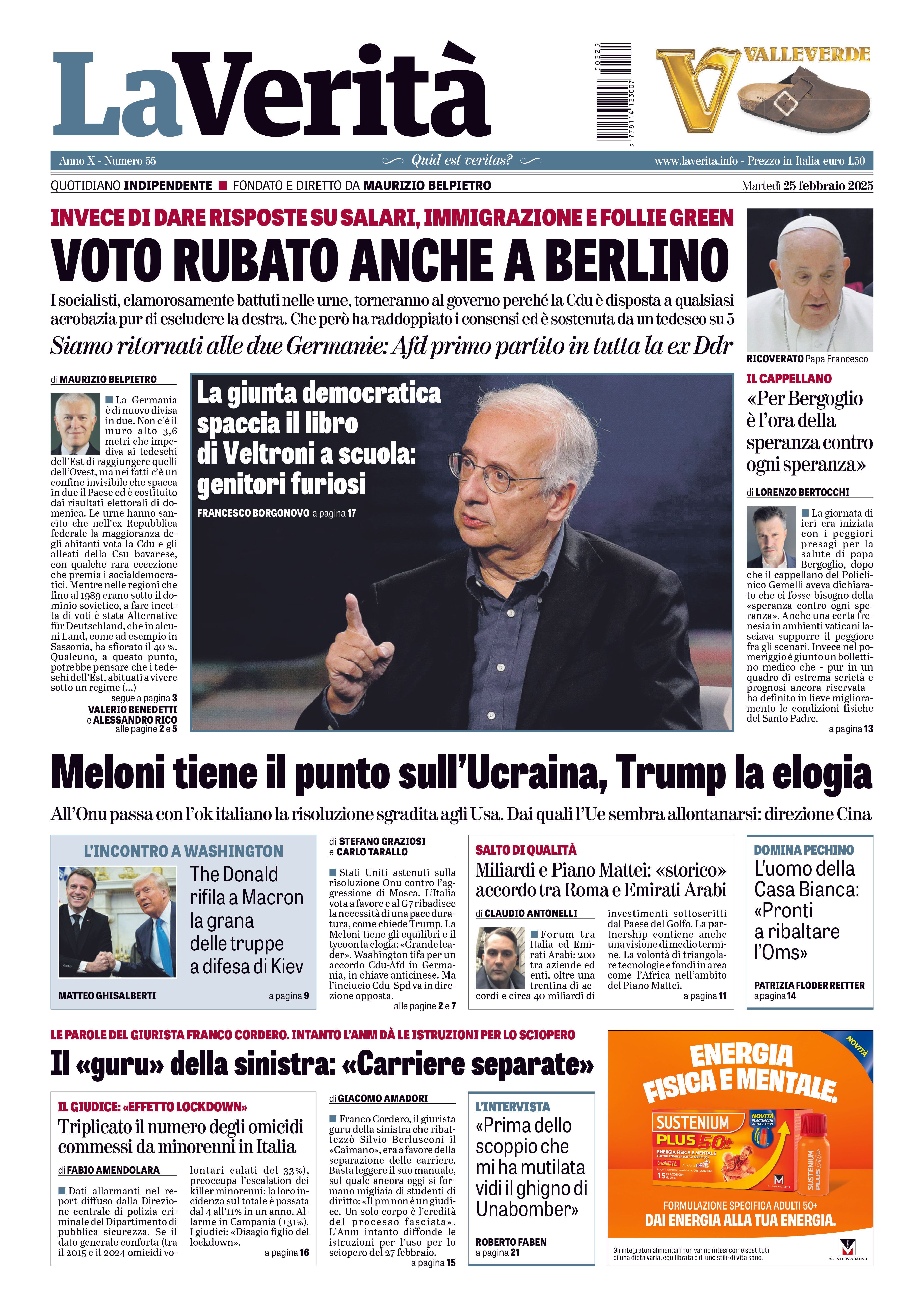 Oggi in edicola