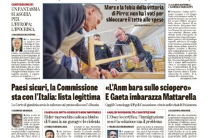 Oggi in edicola
