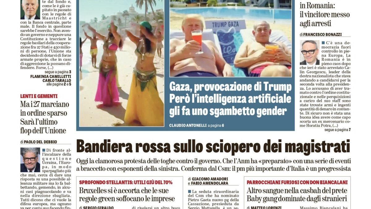 Oggi in edicola