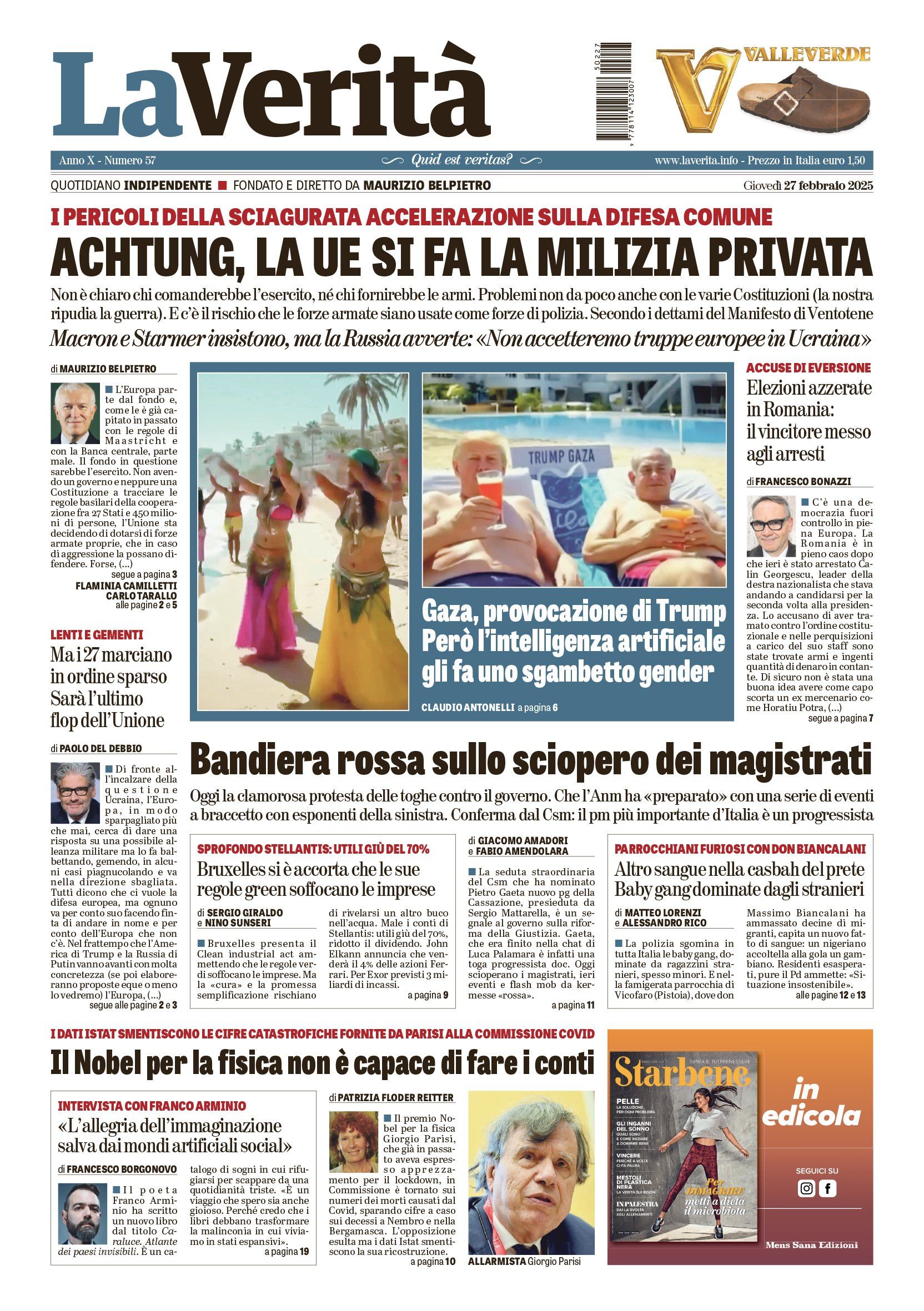 Oggi in edicola