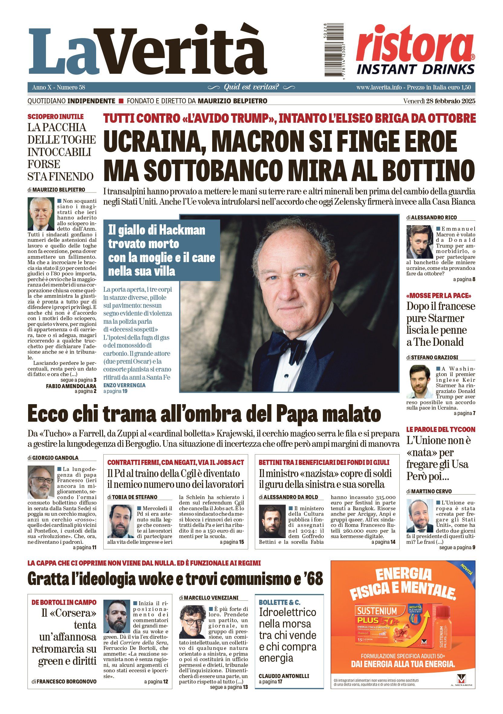 Oggi in edicola