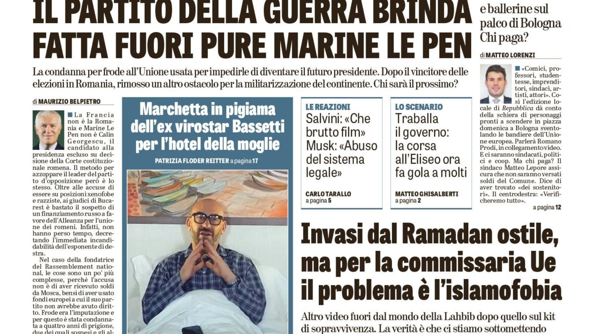 Oggi in edicola