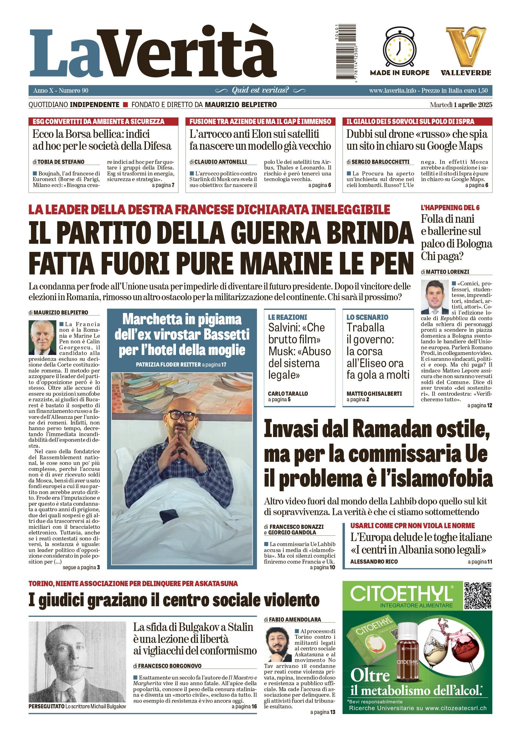 Oggi in edicola