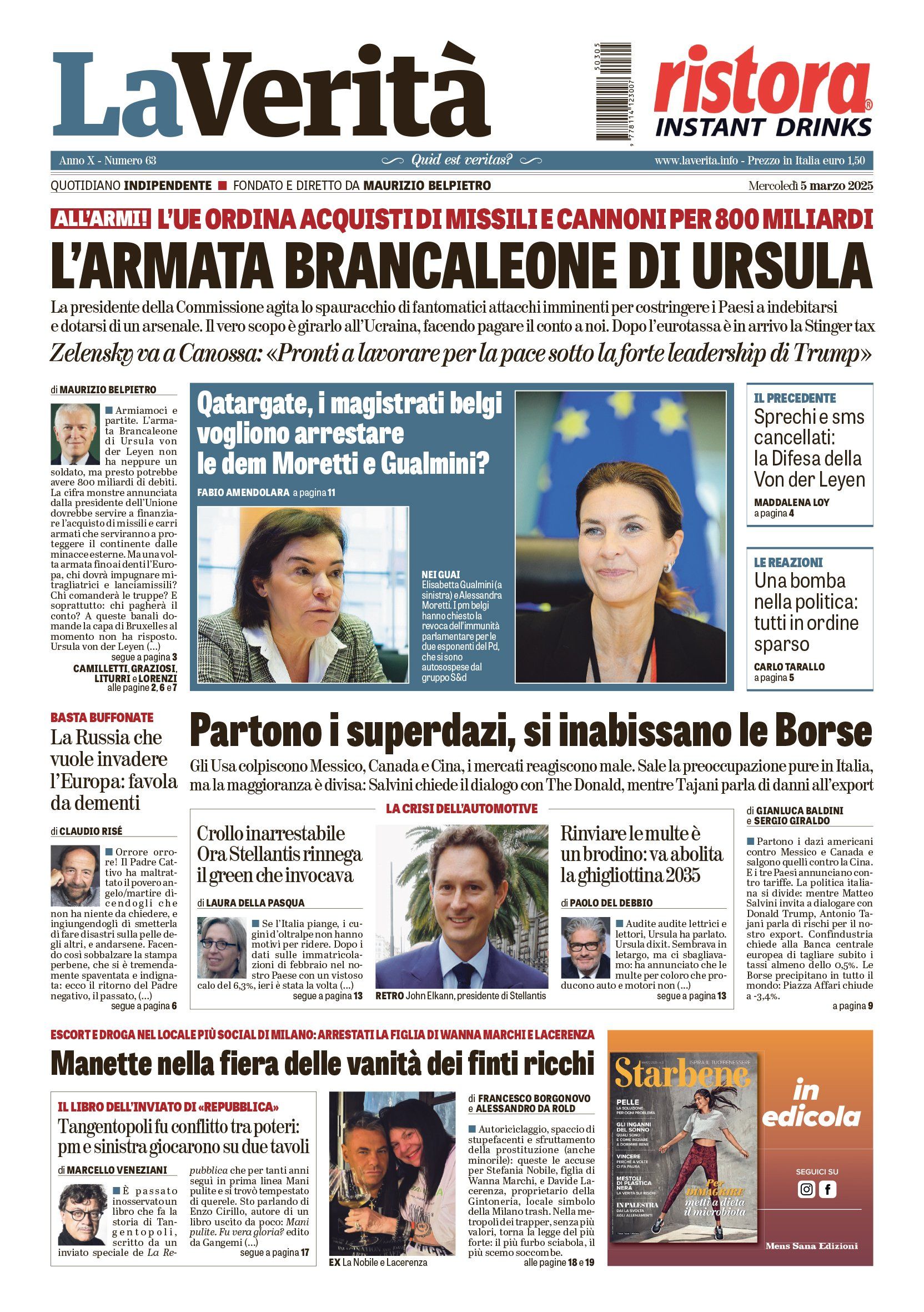 Oggi in edicola