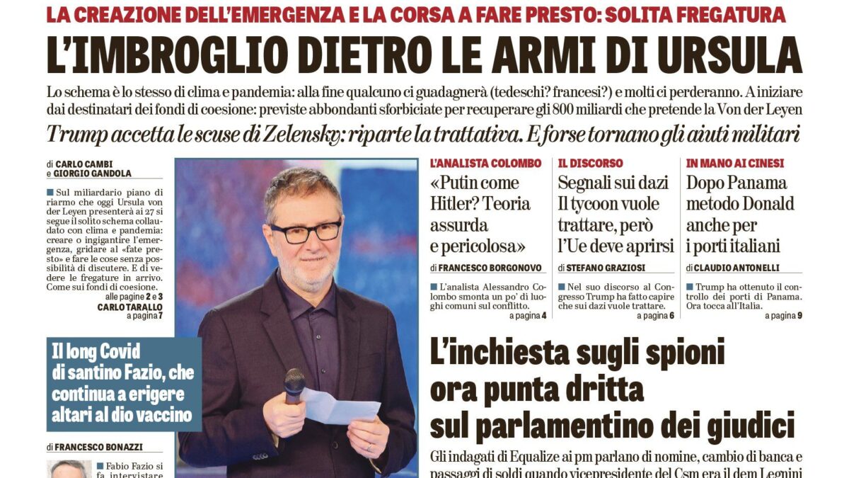 Oggi in edicola