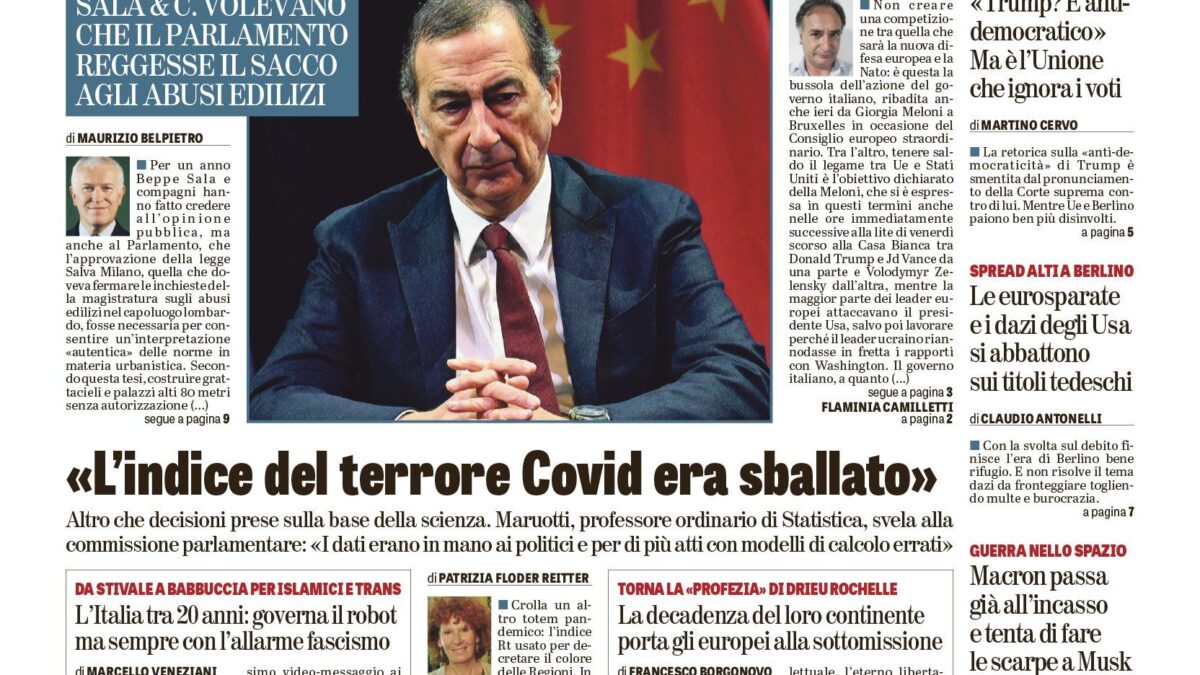 Oggi in edicola