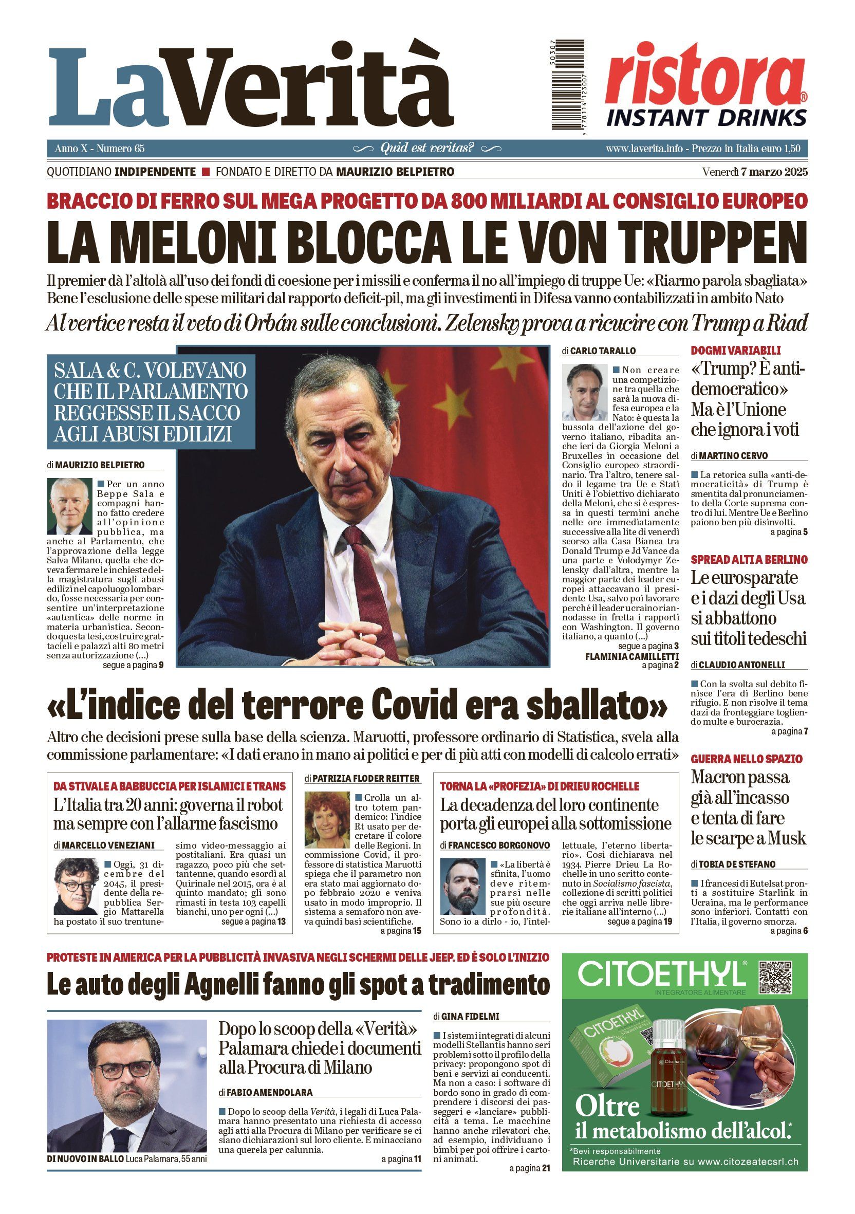 Oggi in edicola