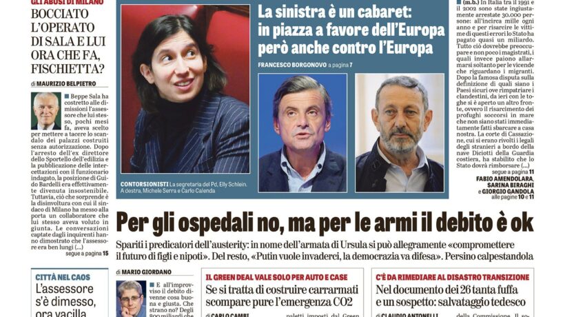 Oggi in edicola