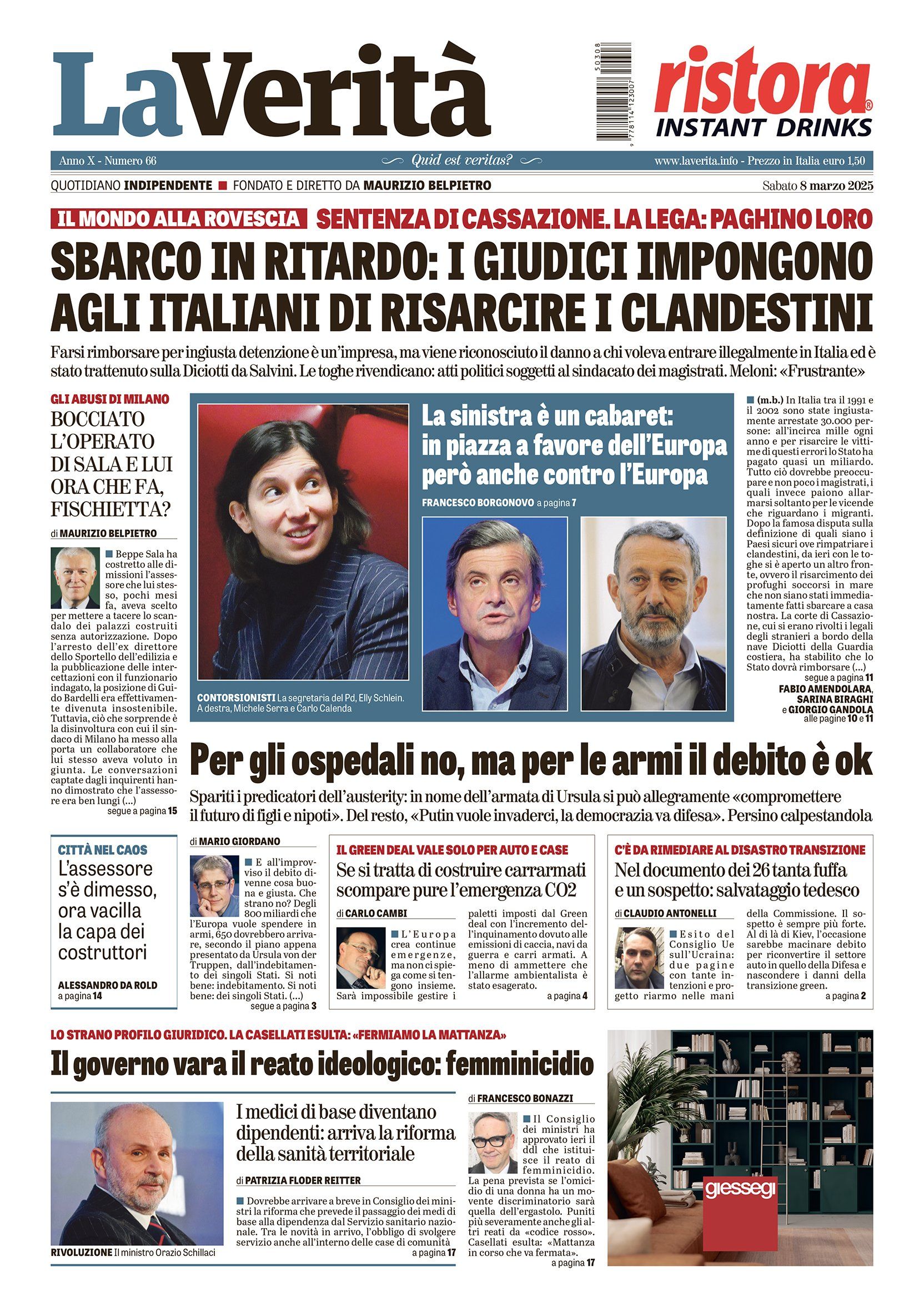 Oggi in edicola
