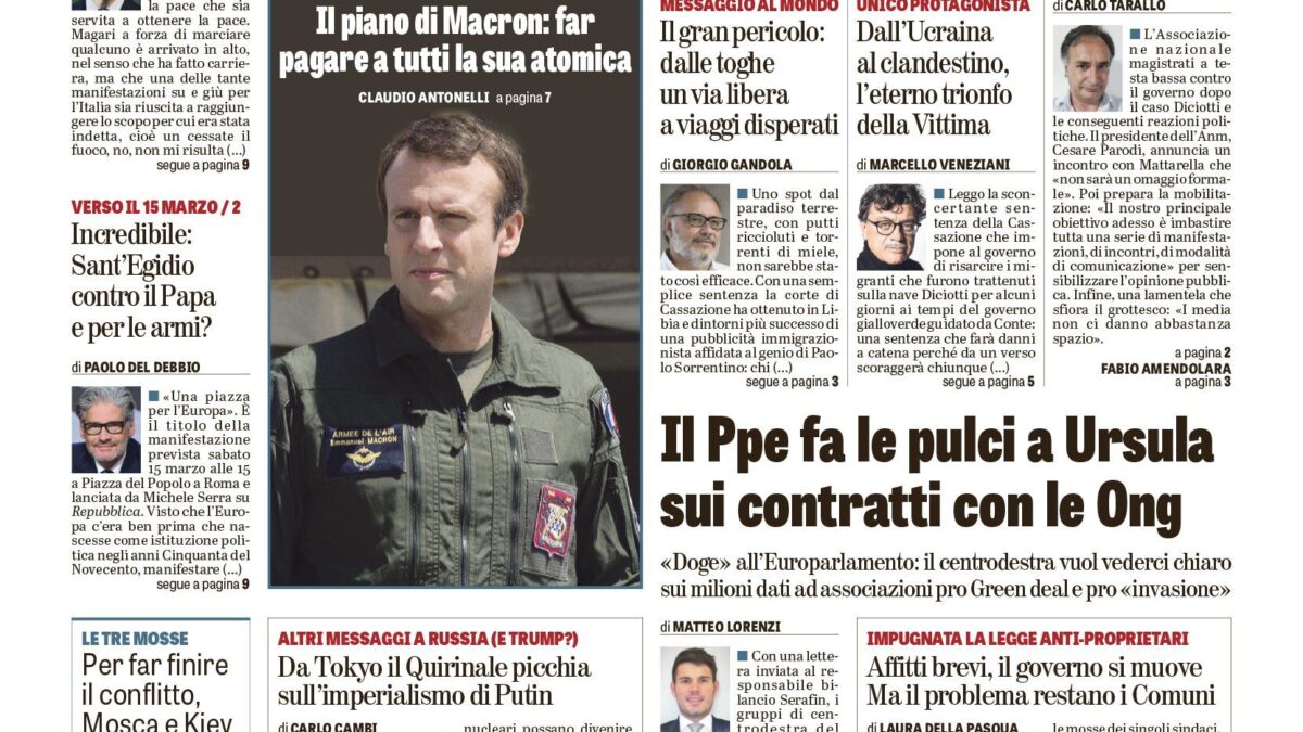 Oggi in edicola