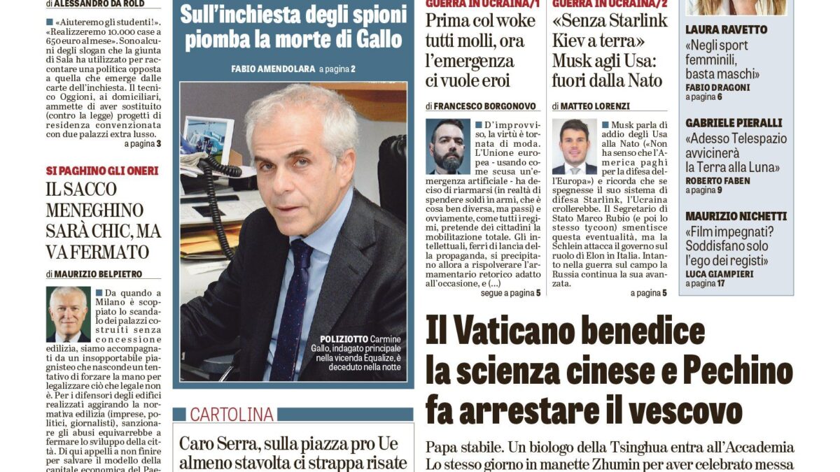 Oggi in edicola