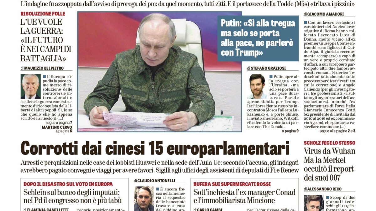 Oggi in edicola