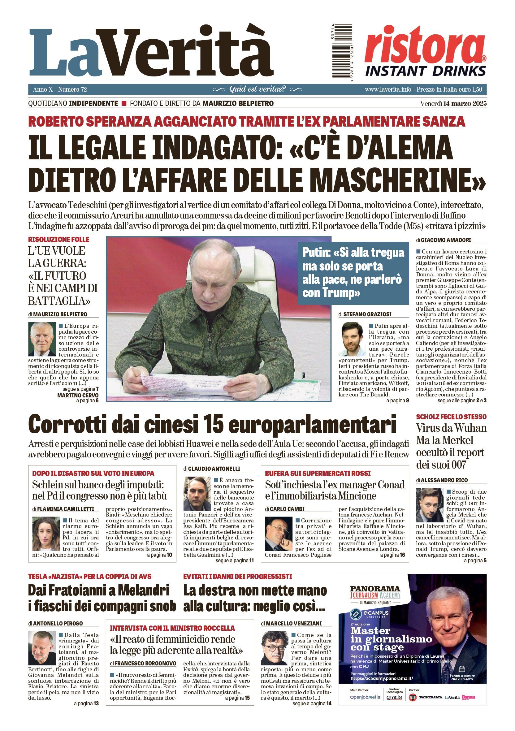 Oggi in edicola